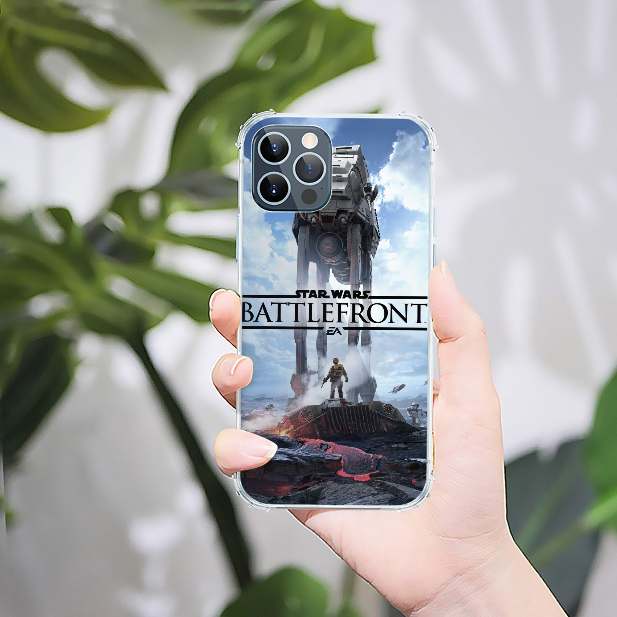 （画像用） スター・ウォーズ Star Wars 【iPhone 12シリーズ対応】透明スマホケース（クリアソフトケース）